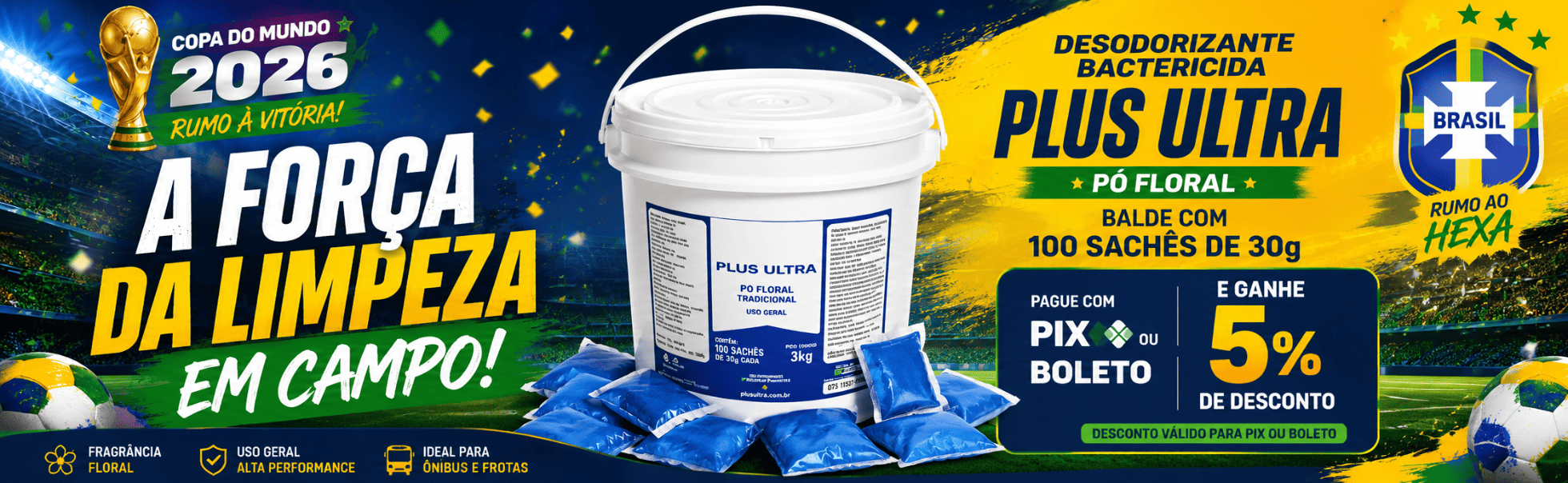 DESODORIZANTE BACTERICIDA PLUS ULTRA