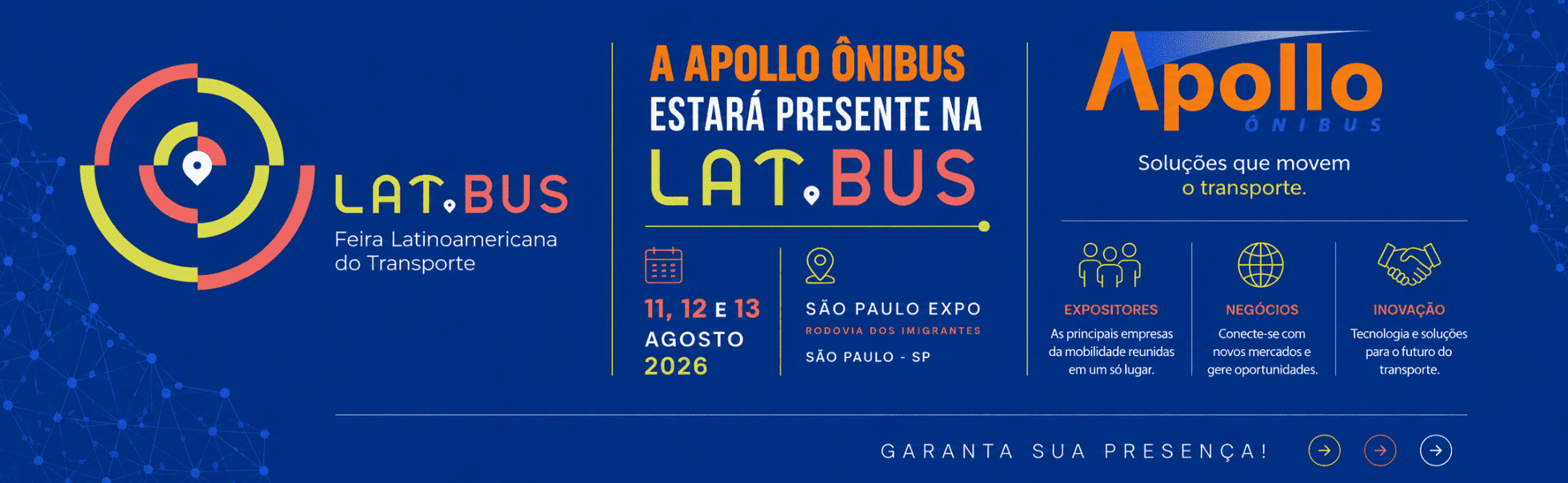 Estaremos na Lat.Buss 2026