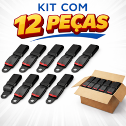 Kit 12 Cintos de Segurança de Pontas Original + Haste de Cinto
