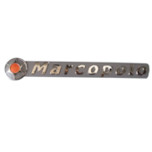 10008417 LETREIRO TRASEIRO "MARCOPOLO" C/LOGO 100 MM