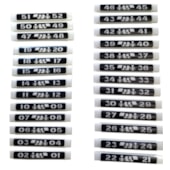 10201881212 CONJUNTO NUMERACAO POLTRONA BUSSCAR ANTIGO 10201881212 CONJUNTO NUMERACAO POLTRONA BUSSCAR ANTIGO