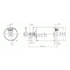 1108 MOTOR ELETRICO ACIONAMENTO PORTA 24VCC 9130451116