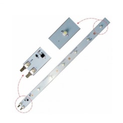 8847 REGUA LED ILUMINACAO INTERNA SALAO MODELO CAIO URBANO 6 LEDS 55x3CM 24V