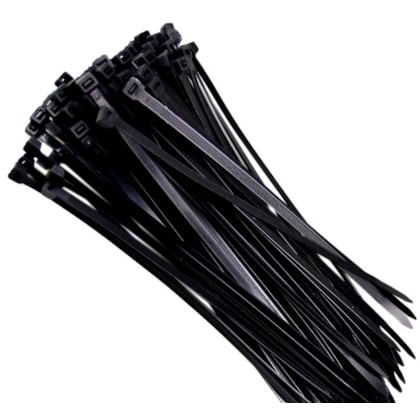 Abraçadeira Nylon 28cm Preta