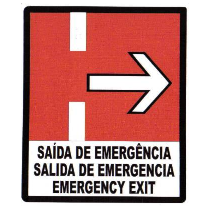 ADESIVO INDICACAO SAIDA EMERGENCIA LD 273003785