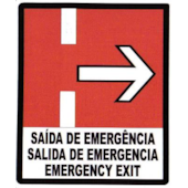 ADESIVO INDICACAO SAIDA EMERGENCIA LD 273003785 ADESIVO INDICACAO SAIDA EMERGENCIA LD 273003785