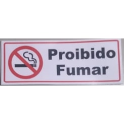 ADESIVO PROIBIDO FUMAR  RODOVIARIO 130X50MM  AD974