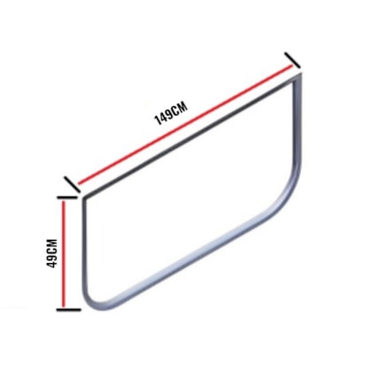 ARO JANELA LATERAL SALAO CAIIO 490X1490MM 00610224034