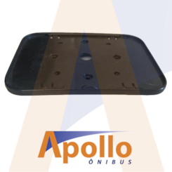 BASE LENTE MENOR ESPELHO RETROVISOR MARCOPOLO G6 SARAIVA ELETRICO 1891 10121200131