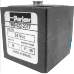 BOBINA VALVULA SOLENOIDE 24VCC PARKER 7600-022-20TF