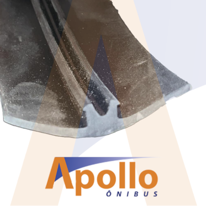 BORRACHA TRILHO POLTRONA LARGA MARCOPOLO GV R3453