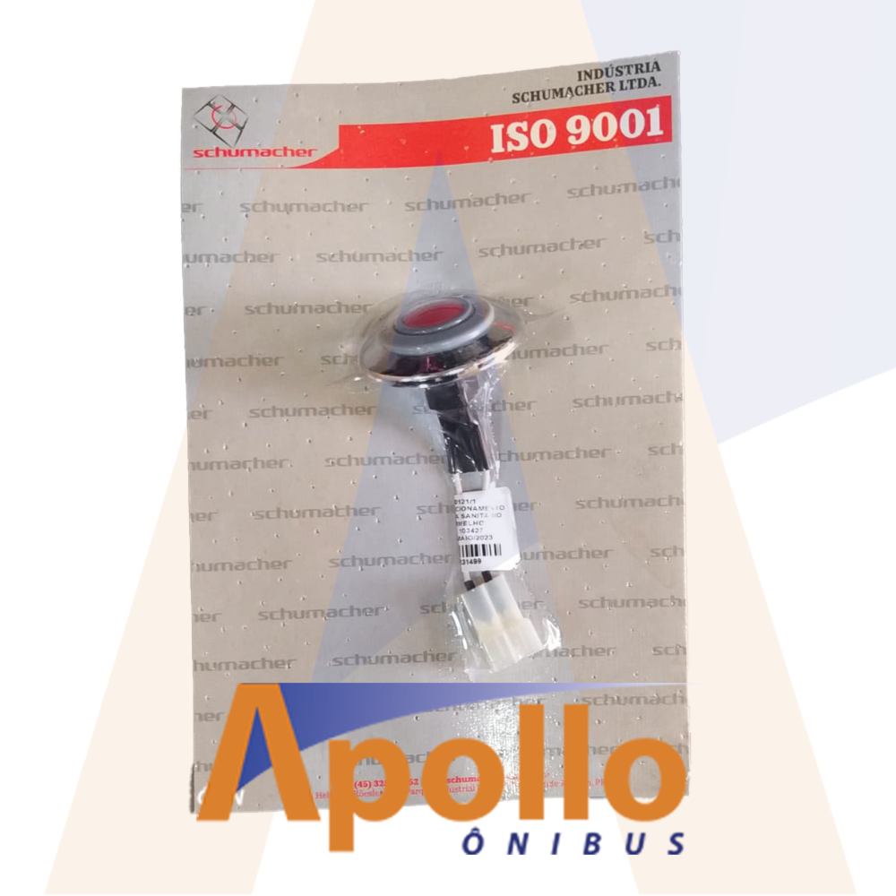 VALVULA RETENCAO SANITARIO MARCOPOLO G6 G7 10006 99130017 - APOLLO