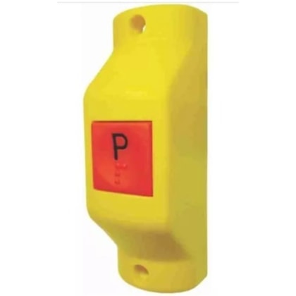 BOTAO PARADA SOLICITADA AMARELO COM FIO VERTICAL AB0525