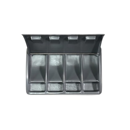 Caixa de Cobrador Cinza Evo II Grande 4 Notas