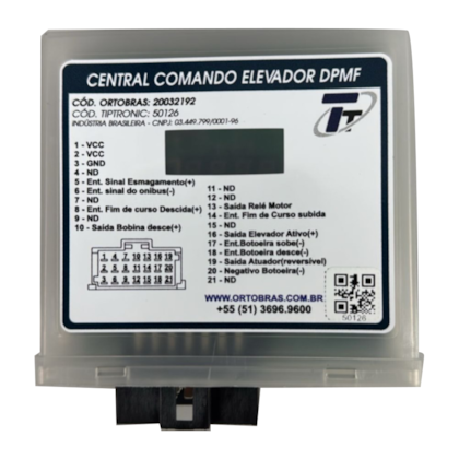 CENTRAL COMANDO ELEVADOR ORTOBRAS 24V PLAT 45047033 TIPTRONIC ORIGINAL ORTOBRAS 20032192