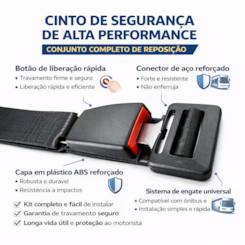 Cinto Segurança 2 Pontos Abdominal Ônibus Original