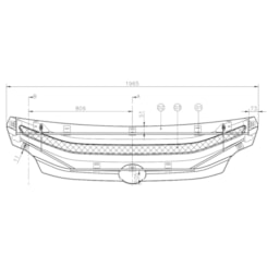 CJ GRADE FRONTAL GRANVIA 2023 C/TELA EXPAN. 467754