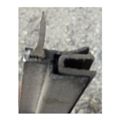 CJ PERFIL ALUMINIO PESTANA VIDRO BUSSCAR/TORINO/NEOBUS C/BORRACHA 