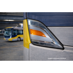 Complemento Farol 10046115 Marcopolo New G7 Viaggio 900 Lado Esquerdo