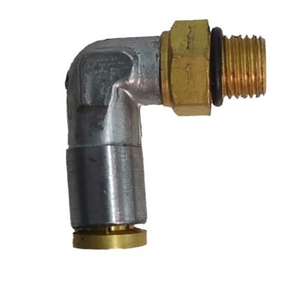 Conexão Cotovelo 6mm x 3/8 Latão União Rápida