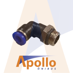 CONEXAO COTOVELO MACHO 6MX1/4 ENGATE RAPIDO 004314 PL06G02N
