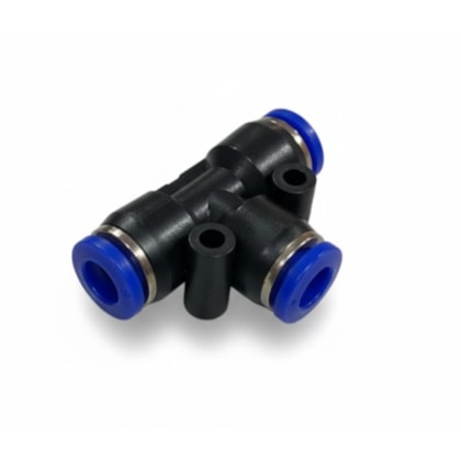 Conexão Tee União Emenda 6mm Engate Rápido PUT06 Pneumática