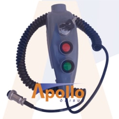 CONTROLE ELEVADOR ORTOBRAS 5 PINOS VERMELHO  BOTOEIRA SS0235V