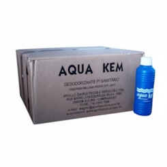 Desodorizante Sanitário AK500 Aqua Kem 16 frascos de 500ml Químico Bactericida