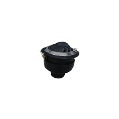 DIFUSOR AR PRETO COM ANEL CROMADO COM BOCAL 39MM 10292580 213933 8002000212