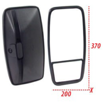 Espelho Retrovisor Externo Bi-Partido