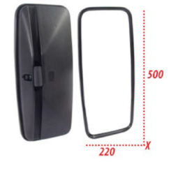 ESPELHO RETROVISOR PLANO SCANIA VOLVO ROD.OVIARIO LS324