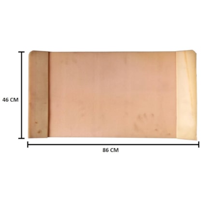 ESPUMA ASSENTO POLTRONA ESCOLAR ESTOFADA 46X86X17 MOLDADA D35