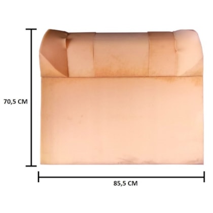 ESPUMA ENCOSTO POLTRONA ESCOLAR ESTOFADA 70X85x14 MOLDADA D35
