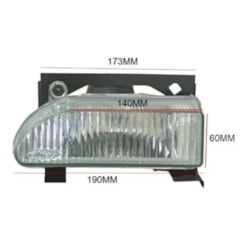 FAROL MILHA BUSSCAR HI RODOVIARIO 2001 LE 10046097 FL701ESL 11218