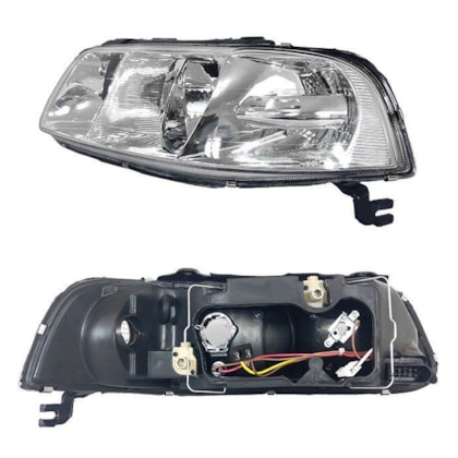 Farol Principal Volare Fase 1 LD Palio 99 Policarbonato