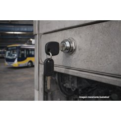 Fechadura Trinco Bagageiro TD114E5993291 Neobus/Marcopolo Idealle SA495