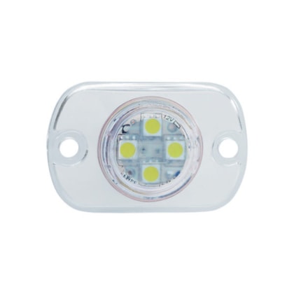 GF307 LUMINARIA UNIVERSAL 4 LEDS 24V BRANCA C/CHICOTE