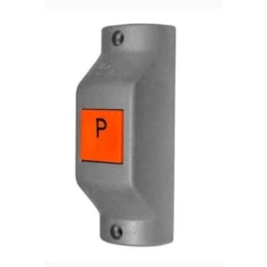 INTERRUPTOR CAMPAINHA PARADA SOLICITADA S/FIO BALAUSTRE CINZA AB554R  868Mhz