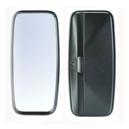 LAMINA LENTE VIDRO ESPELHO RETROVISOR CONVEXO PARA 1412 MED.500X220M 3052C SARAIVA
