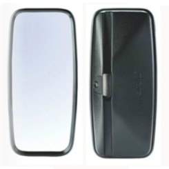 LAMINA LENTE VIDRO ESPELHO RETROVISOR PLANA PARA 1412 MED.500X220M 3052C SARAIVA