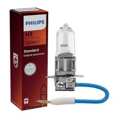 LAMPADA H3 FAROL 24V 70W PHILIPS GL45H3 1039646 1013689