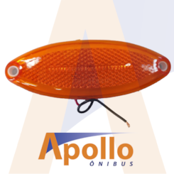 LANTERNA LATERAL  MASCARELLO ROMA AMARELA 040886 CO2805