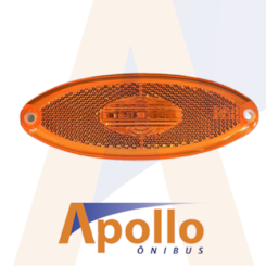 LANTERNA LATERAL OVAL MASCARELLO ROMMA  2018 LEDS 24VC 093501 048669