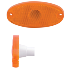 LANTERNA LATERAL OVAL  S SOQUETE AMARELA 507100 1268