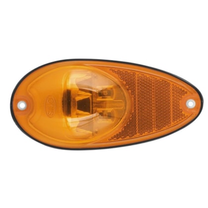 Lanterna Pisca Lateral Amarela Gota LED 24V Volare Fly