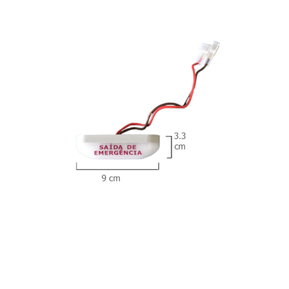 LANTERNA PORTA PACOTE SAIDA EMERGENCIA CAIO FOZ BI VOLT 02210017001