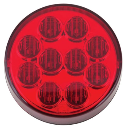 LANTERNA TRASEIRA BUSSCAR /CAIO/IBRAVA 10 LEDS VERMELHA Ø96mm 808202