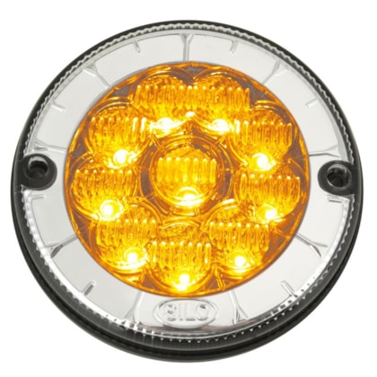 LANTERNA TRASEIRA DIRECIONAL LEDS AMARELO MODELO Ø125mm 10 LED 12V 804311