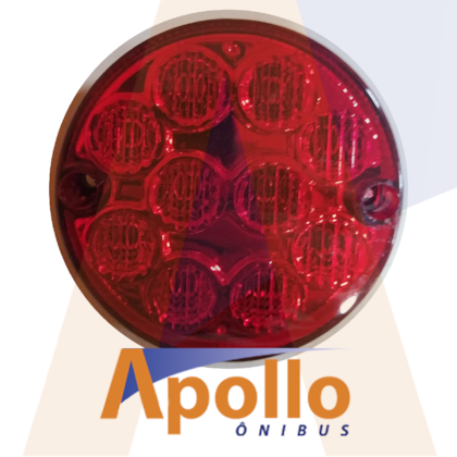 LANTERNA TRASEIRA MARCOPOLO TORINO 2018 GV VERMELHA  LEDS 10248924 RV000037 