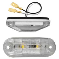 LANTERNA VIGIA CRISTAL 24V 02 LEDS 1265V